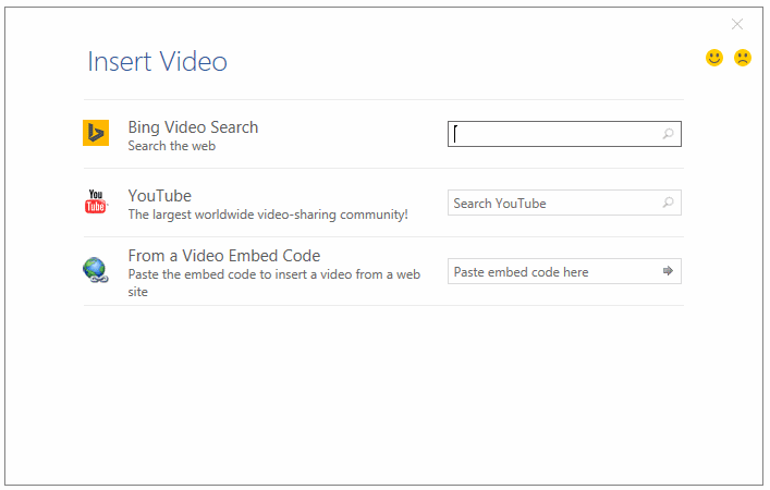 Embedding a video inside Word files